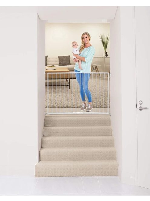 Dreambaby Arizona 2 biztonsági ajtórács 112 cm-ig - fehér