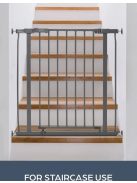 Dreambaby Ava biztonsági ajtórács 75-81 cm - fekete