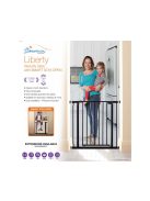 Dreambaby Liberty biztonsági ajtórács 75-81 cm - fekete