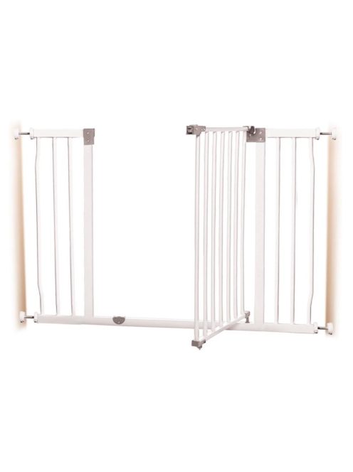 Dreambaby Liberty extra széles biztonsági ajtórács 99-105,5 cm - fehér