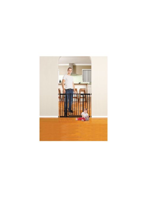 Dreambaby Liberty extra széles biztonsági ajtórács 99-105,5 cm - fekete