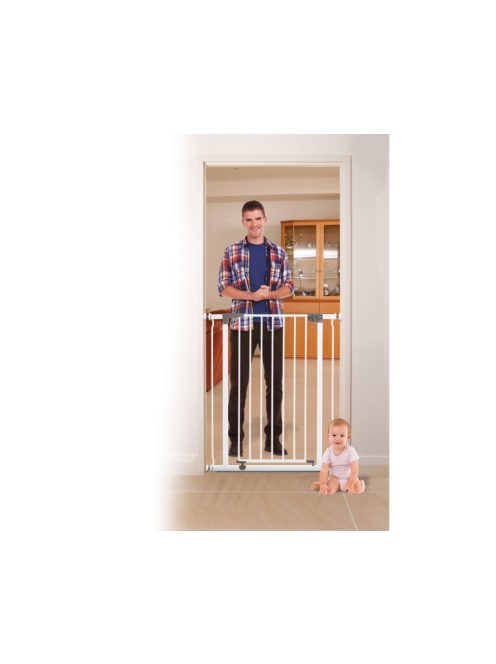 Dreambaby Liberty extra magas biztonsági kapu 75-81 cm - fehér