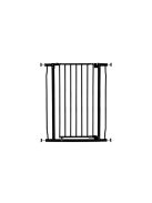 Dreambaby Liberty extra magas biztonsági kapu 75-81 cm - fekete