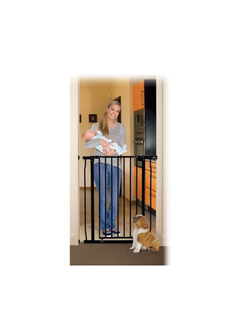 Dreambaby Liberty extra magas biztonsági kapu 75-81 cm - fekete