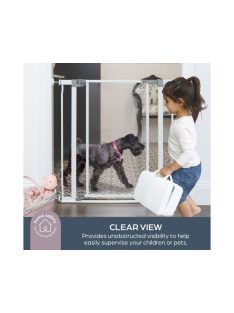   Dreambaby Clear view biztonsági ajtórács 75-81 cm - fehér