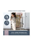 Dreambaby Clear view biztonsági ajtórács 75-81 cm - fehér