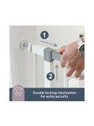 Dreambaby Clear view biztonsági ajtórács 75-81 cm - fehér