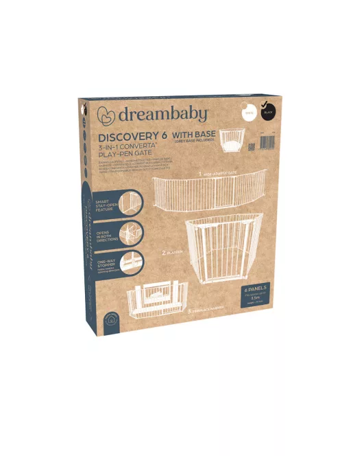 Dreambaby Discovery 3az1 ben babakarám - fekete
