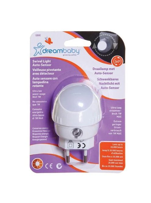 Dreambaby Éjszakai lámpa szenzoros forgó fejes - 2db