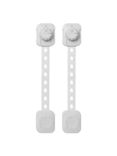   Dreambaby Twist 'n lock multifunkciós zár 2 db - fehér