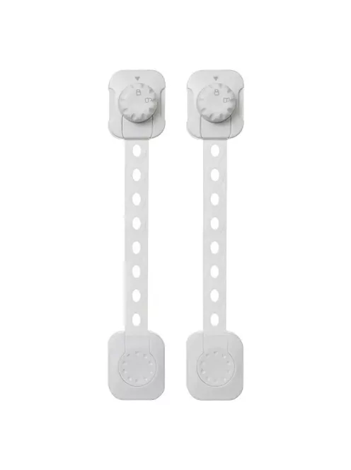 Dreambaby Twist 'n lock multifunkciós zár 2 db - fehér