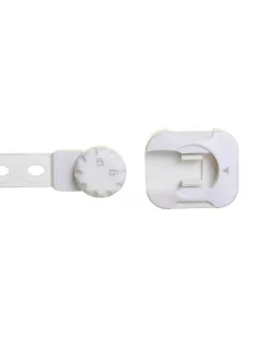   Dreambaby Twist 'n lock multifunkciós zár 2 db - fehér