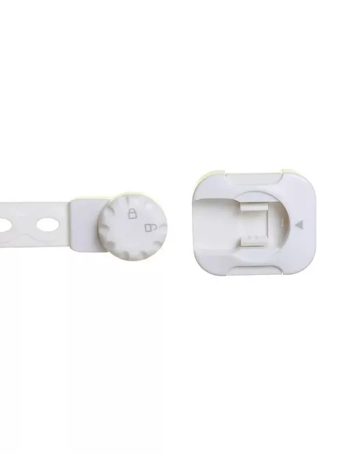 Dreambaby Twist 'n lock multifunkciós zár 2 db - fehér