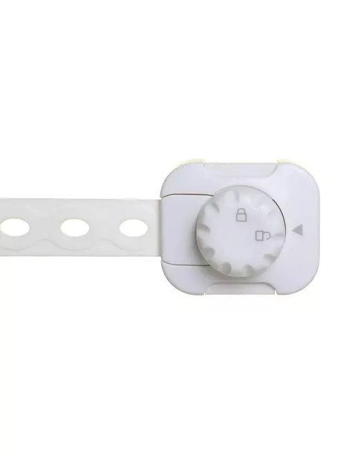 Dreambaby Twist 'n lock multifunkciós zár 2 db - fehér