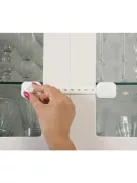Dreambaby Twist 'n lock multifunkciós zár 2 db - fehér