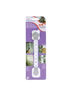   Dreambaby Twist 'n lock multifunkciós zár - fehér/szürke