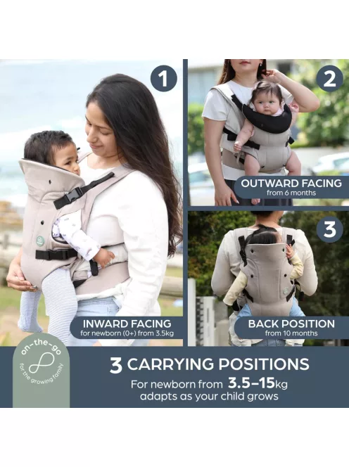 Dreambaby Journey ergonomikus 3az1 ben babahordozó - bézs