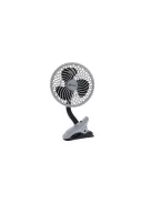 Dreambaby Ezy-fit csíptetős ventilátor - black/grey