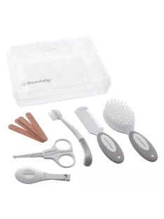 Dreambaby Essentials 10 darabos ápolási készlet - szürke