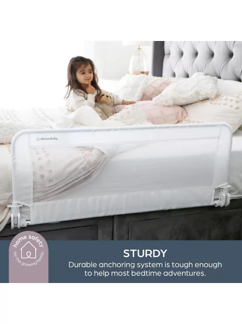 Dreambaby Milan Deluxe leesésgátló 110x45,5 cm - fehér
