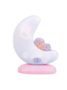 Chipolino Multifunkciós éjjeli lámpa - Moon pink