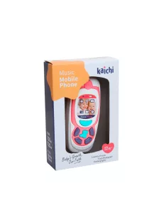   Chipolino Gyerekjáték mobiltelefon zenével és fénnyel - pink
