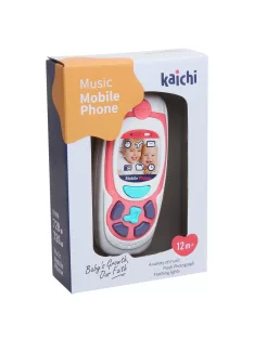   Chipolino Gyerekjáték mobiltelefon zenével és fénnyel - pink