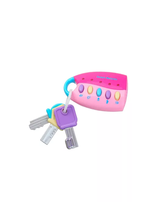 Chipolino Gyerekjáték távirányító és kulcsok - pink