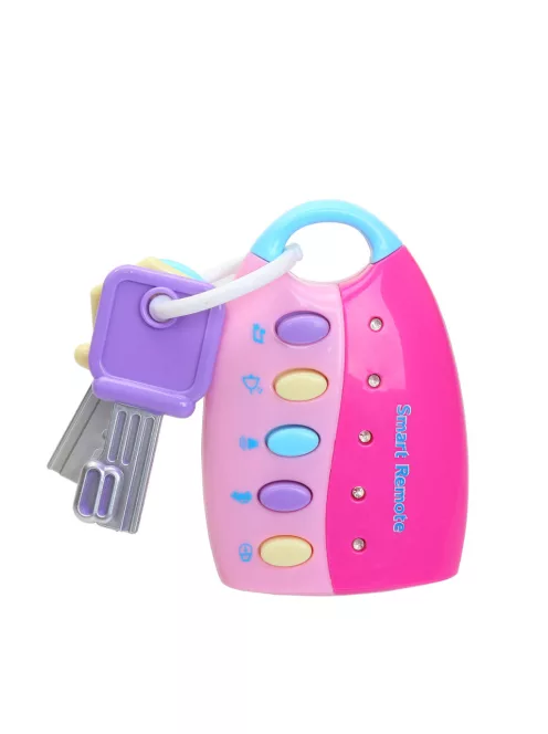 Chipolino Gyerekjáték távirányító és kulcsok - pink