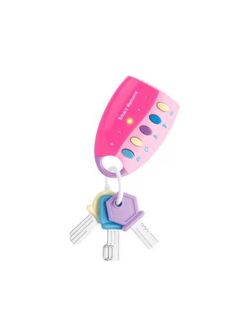 Chipolino Gyerekjáték távirányító és kulcsok - pink