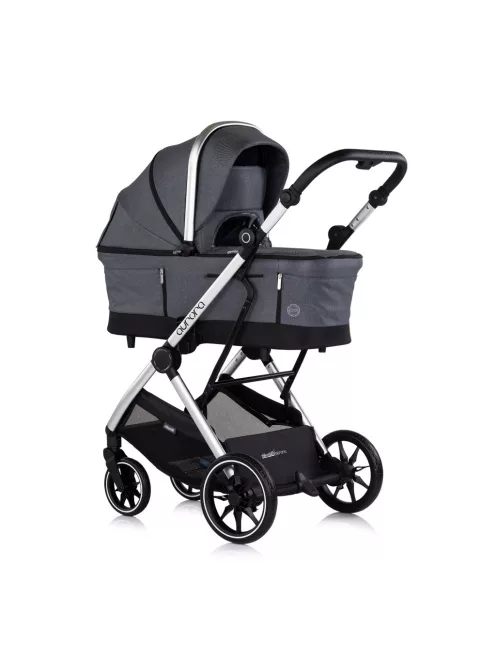 Chipolino Aurora 3az1-ben multifunkciós babakocsi - Charcoal