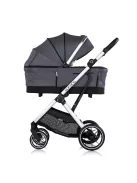 Chipolino Aurora 3az1-ben multifunkciós babakocsi - Charcoal