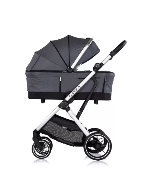 Chipolino Aurora 3az1-ben multifunkciós babakocsi - Charcoal