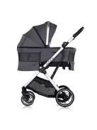 Chipolino Aurora 3az1-ben multifunkciós babakocsi - Charcoal