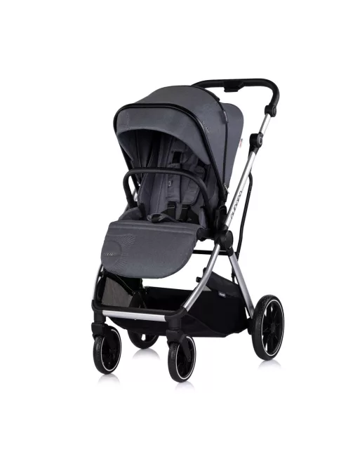 Chipolino Aurora 3az1-ben multifunkciós babakocsi - Charcoal