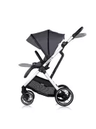Chipolino Aurora 3az1-ben multifunkciós babakocsi - Charcoal