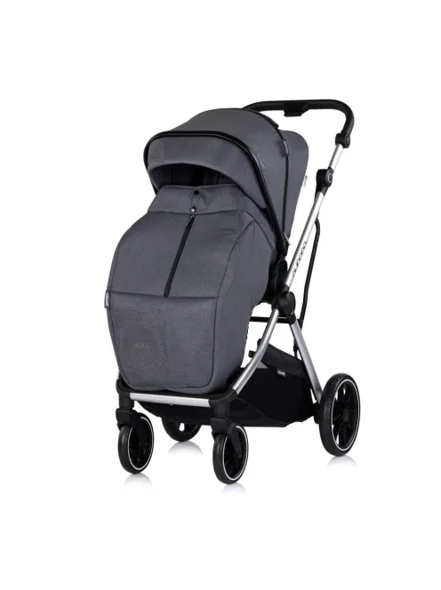 Chipolino Aurora 3az1-ben multifunkciós babakocsi - Charcoal