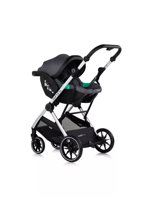 Chipolino Aurora 3az1-ben multifunkciós babakocsi - Charcoal