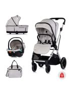 Chipolino Aurora 3az1-ben multifunkciós babakocsi - Platinum