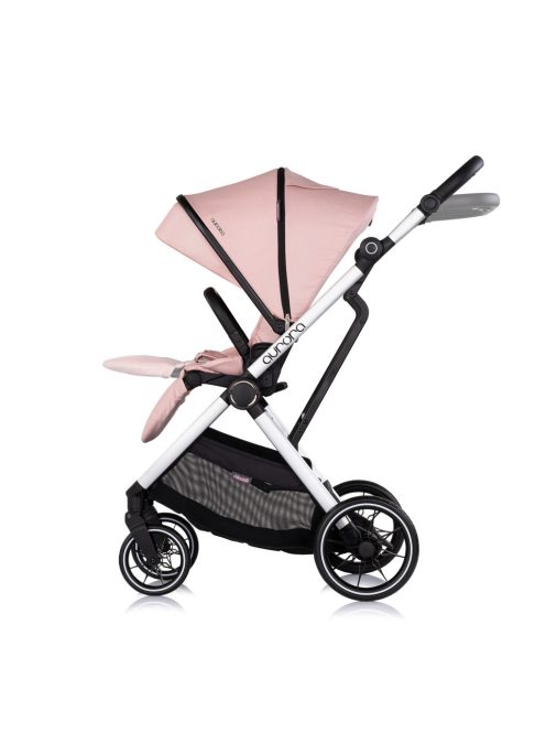 Chipolino Aurora 3az1-ben multifunkciós babakocsi - Powder pink