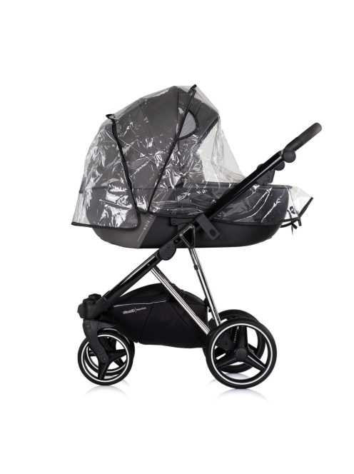 Chipolino Imperium 3 az 1-ben újszülött babakocsi - Charcoal