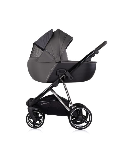 Chipolino Imperium 3 az 1-ben újszülött babakocsi - Charcoal