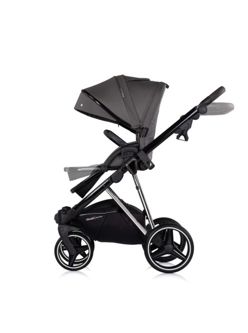 Chipolino Imperium 3 az 1-ben újszülött babakocsi - Charcoal
