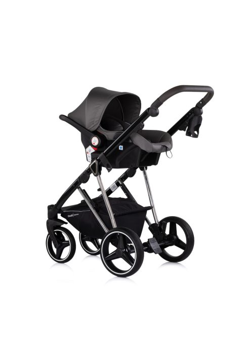 Chipolino Imperium 3 az 1-ben újszülött babakocsi - Charcoal