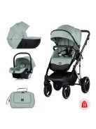 Chipolino Imperium 3 az 1-ben újszülött babakocsi - Matcha