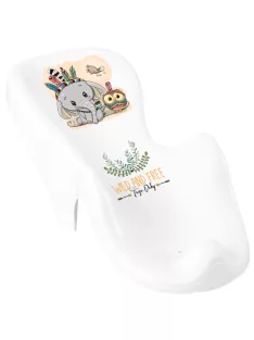   Chipolino Wild & Free babatartó kádba - Little Elephant white/green