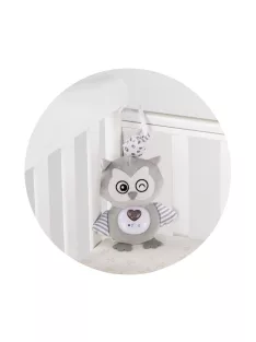 Chipolino babakocsi/kiságy játék - Owl
