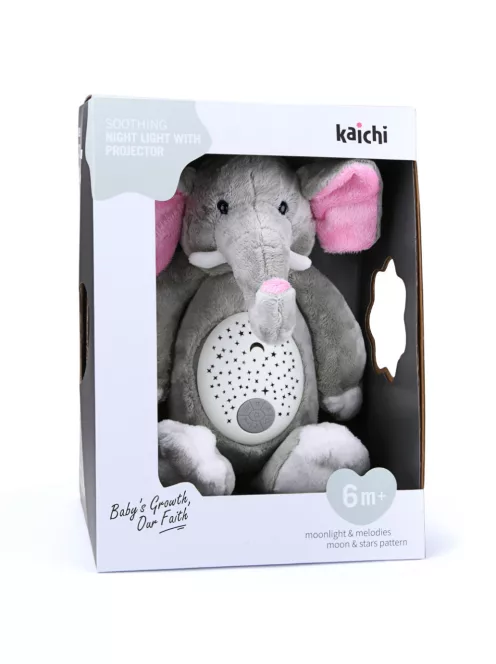 Chipolino Plüssjáték projektorral és zenével - Elephant