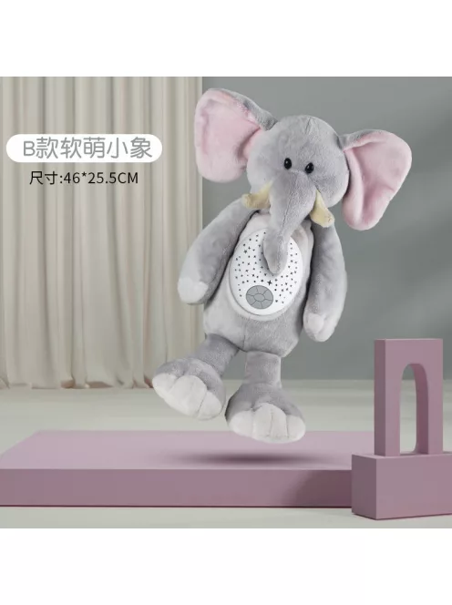 Chipolino Plüssjáték projektorral és zenével - Elephant