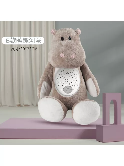 Chipolino Plüssjáték projektorral és zenével - Hippo